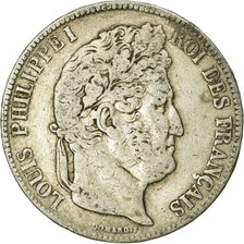 Monnaie, France, Louis-Philippe, 5 Francs, 1838, Paris, TB, Argent, Gadoury:678