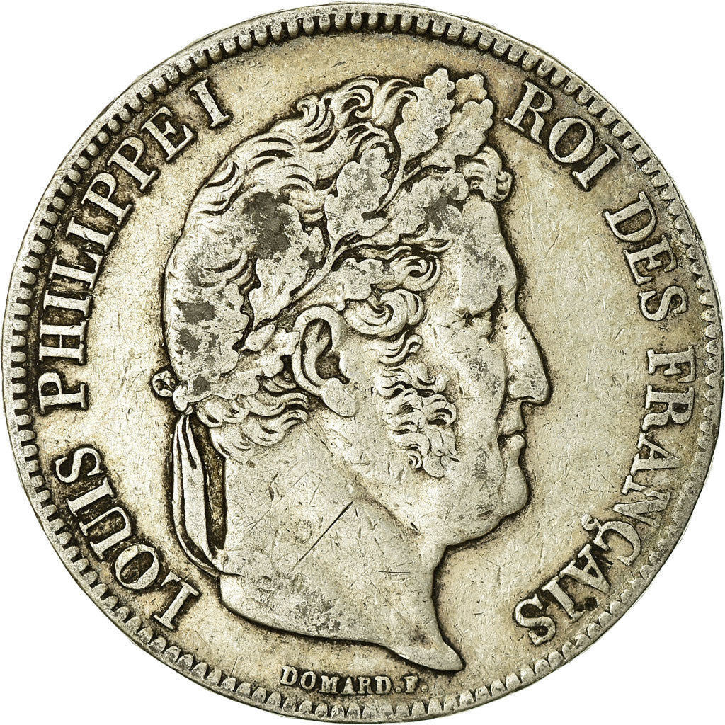 Coin, France, Louis-Philippe, 5 Francs, 1838, Paris, VF(20-25), Silver