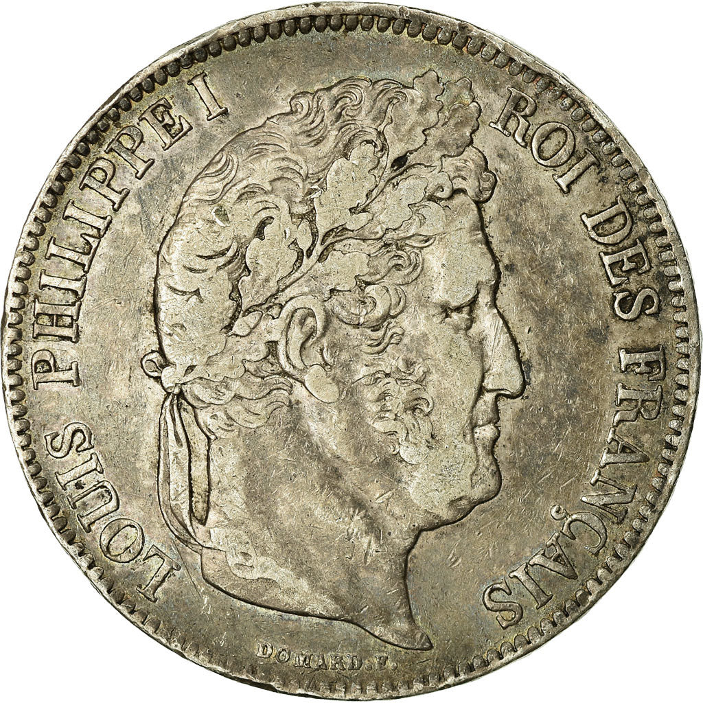 Monnaie, France, Louis-Philippe, 5 Francs, 1838, Bordeaux, TB, Argent