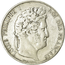 Coin, France, Louis-Philippe, 5 Francs, 1846, Lille, VF(20-25), Silver