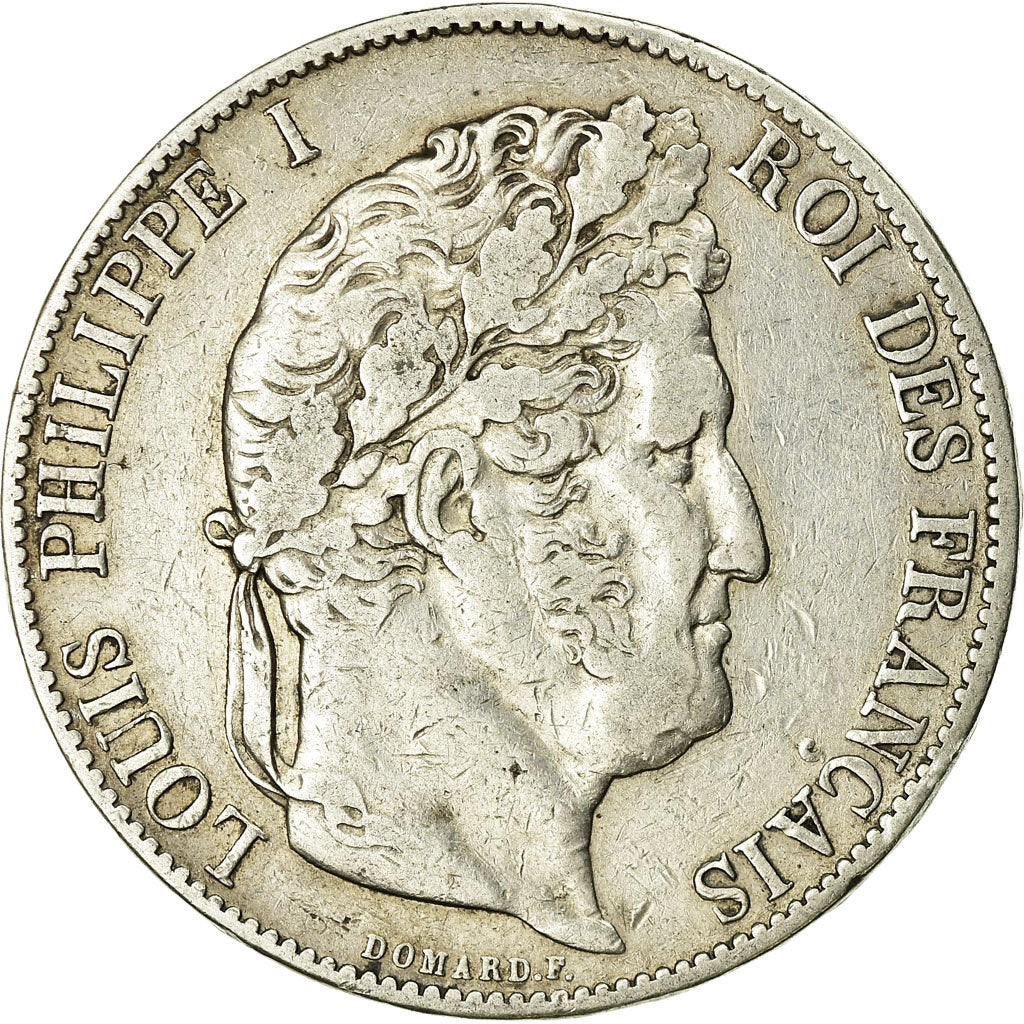 Coin, France, Louis-Philippe, 5 Francs, 1846, Strasbourg, VF(30-35), Silver