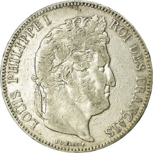 Coin, France, Louis-Philippe, 5 Francs, 1835, Rouen, VF(20-25), Silver