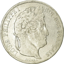 Monnaie, France, Louis-Philippe, 5 Francs, 1835, Paris, TB, Argent, Gadoury:678