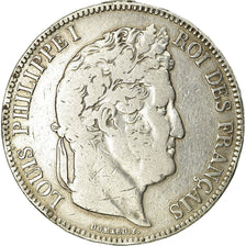 Coin, France, Louis-Philippe, 5 Francs, 1835, Lille, VF(20-25), Silver