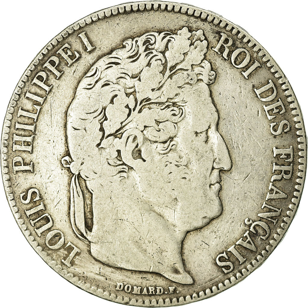 Monnaie, France, Louis-Philippe, 5 Francs, 1835, Lille, TB, Argent, Gadoury:678
