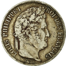 Münze, Frankreich, Louis-Philippe, 5 Francs, 1835, Lille, S, Silber, KM:749.13