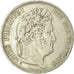 Coin, France, Louis-Philippe, 5 Francs, 1835, Lyon, VF(20-25), Silver, KM:749.4
