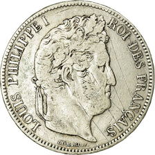 Monnaie, France, Louis-Philippe, 5 Francs, 1835, Marseille, TB, Argent