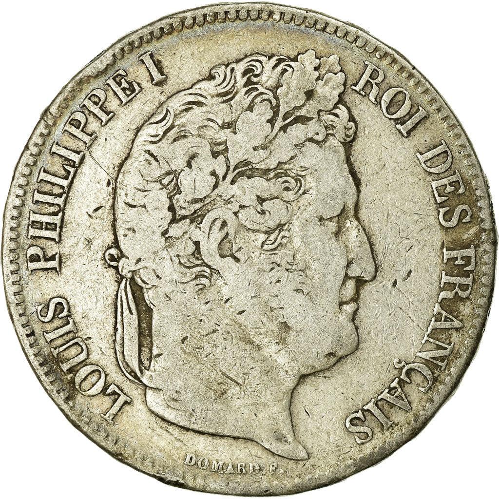 Coin, France, Louis-Philippe, 5 Francs, 1835, Limoges, VF(20-25), Silver