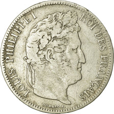 Münze, Frankreich, Louis-Philippe, 5 Francs, 1837, Marseille, S, Silber