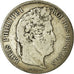 Monnaie, France, Louis-Philippe, 5 Francs, 1837, Paris, TB, Argent, Gadoury:678