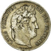 Moneta, Francia, Louis-Philippe, 5 Francs, 1837, Paris, MB, Argento, KM:749.1
