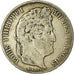 Coin, France, Louis-Philippe, 5 Francs, 1837, Strasbourg, VF(20-25), Silver