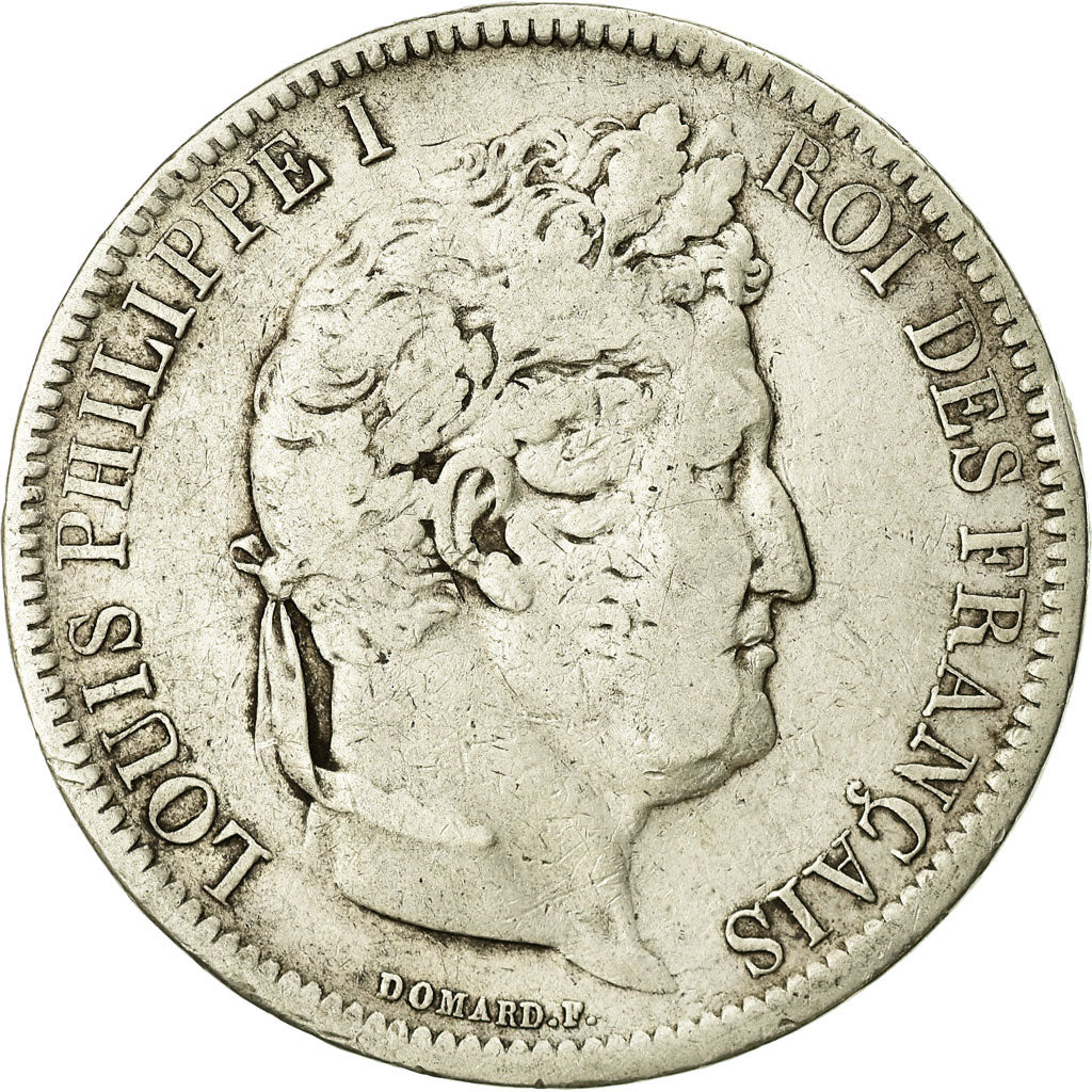 Münze, Frankreich, Louis-Philippe, 5 Francs, 1831, Rouen, S, Silber, KM:745.2