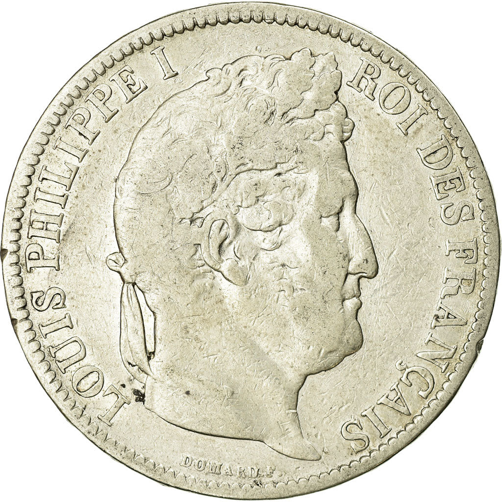Coin, France, Louis-Philippe, 5 Francs, 1831, La Rochelle, VF(20-25), Silver