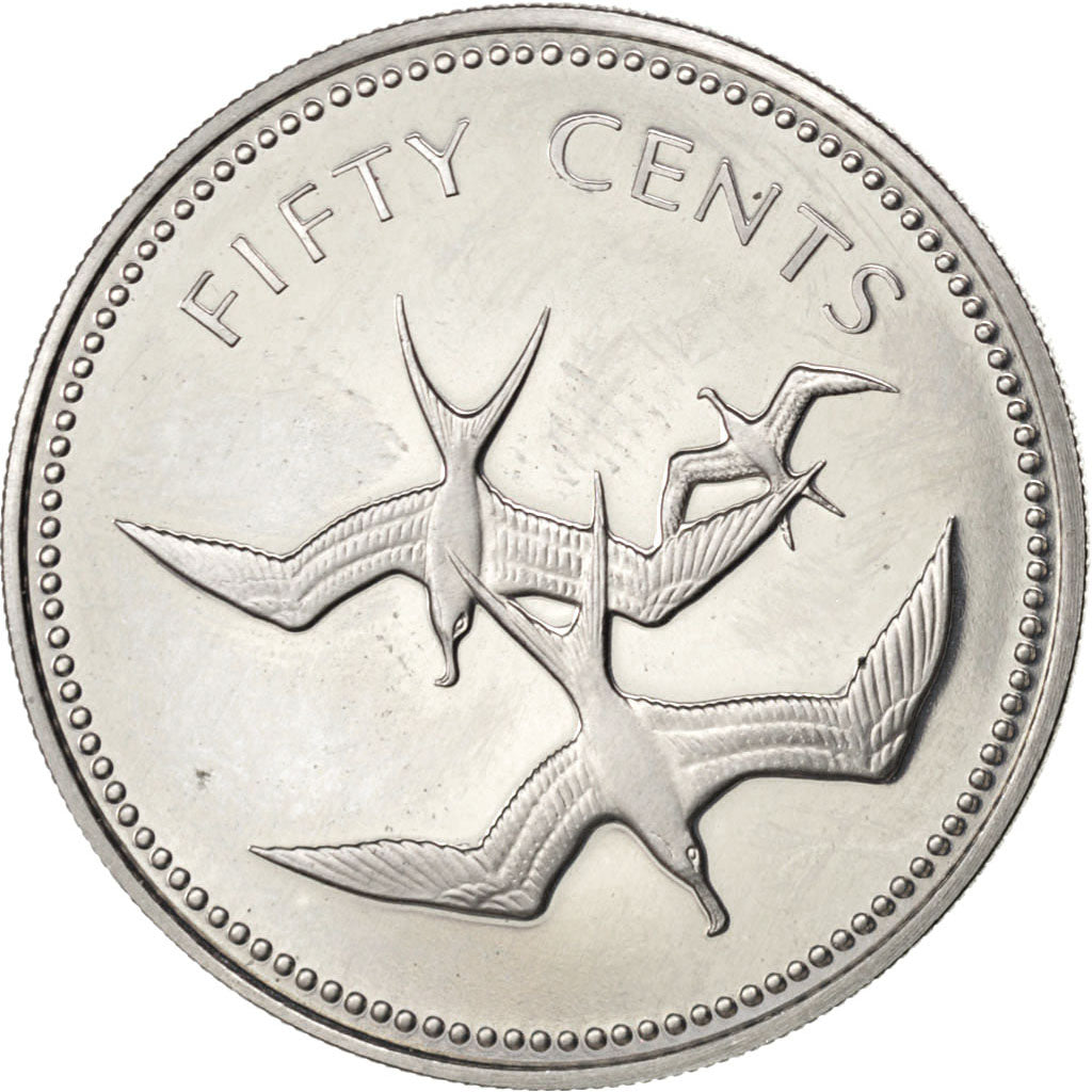 Belize, 50 Cents, 1974, KM #42, MS(65-70), Cupro-nickel, 9.22