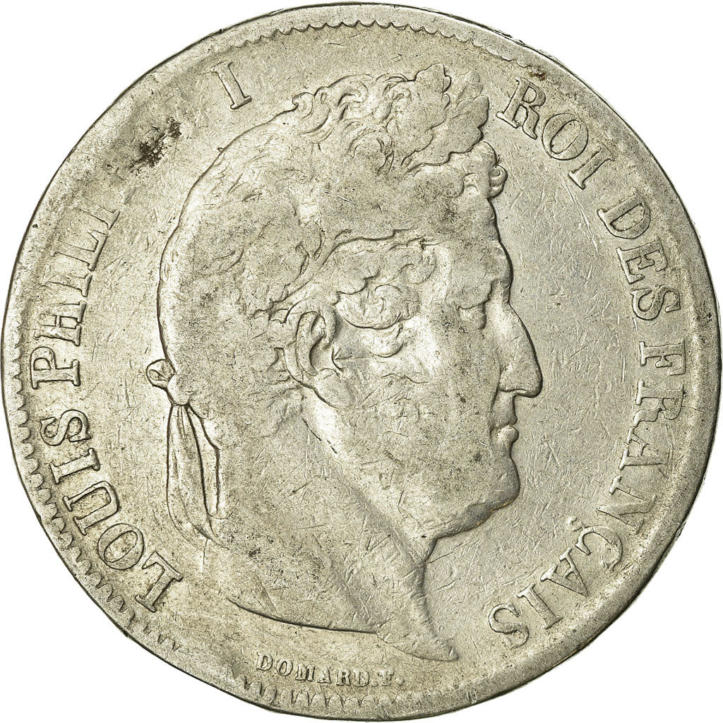 Münze, Frankreich, Louis-Philippe, 5 Francs, 1831, Lille, S, Silber, KM:745.13
