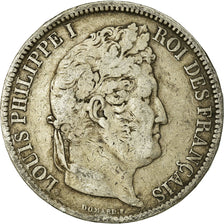Coin, France, Louis-Philippe, 5 Francs, 1831, Paris, VF(20-25), Silver