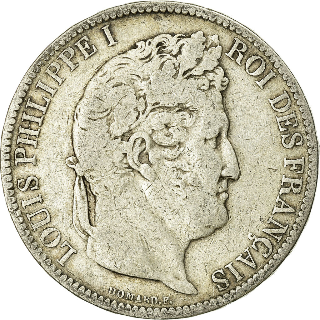 Coin, France, Louis-Philippe, 5 Francs, 1831, Paris, VF(20-25), Silver