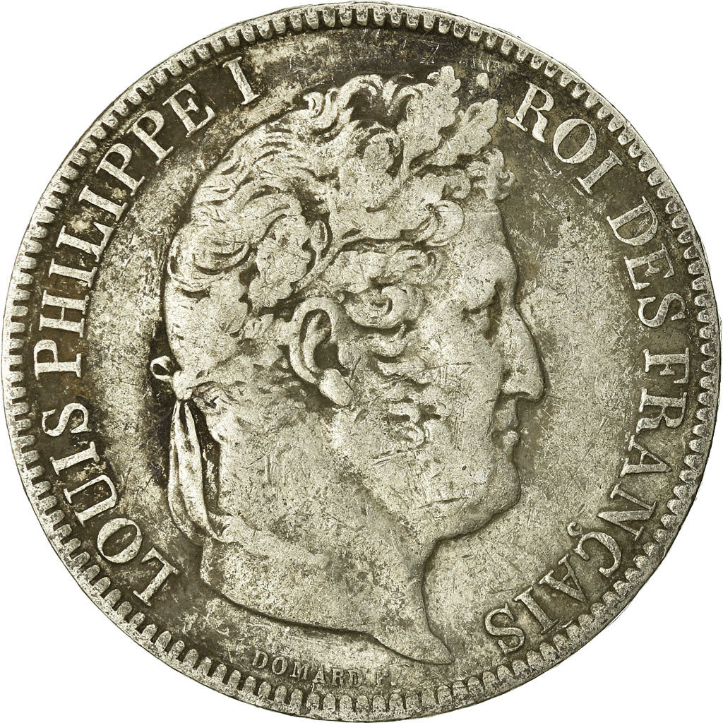Coin, France, Louis-Philippe, 5 Francs, 1831, Paris, VF(20-25), Silver