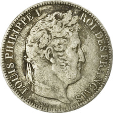 Coin, France, Louis-Philippe, 5 Francs, 1831, Paris, VF(20-25), Silver