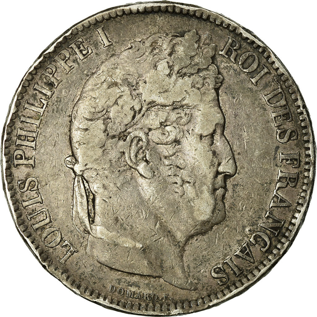 Coin, France, Louis-Philippe, 5 Francs, 1831, Paris, VF(20-25), Silver