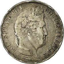 Coin, France, Louis-Philippe, 5 Francs, 1831, Paris, VF(20-25), Silver