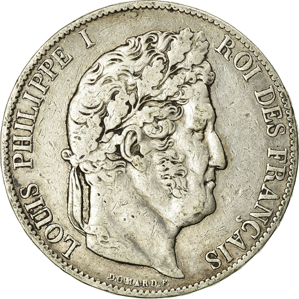 Monnaie, France, Louis-Philippe, 5 Francs, 1847, Paris, TB+, Argent