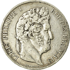 Monnaie, France, Louis-Philippe, 5 Francs, 1847, Paris, TB+, Argent