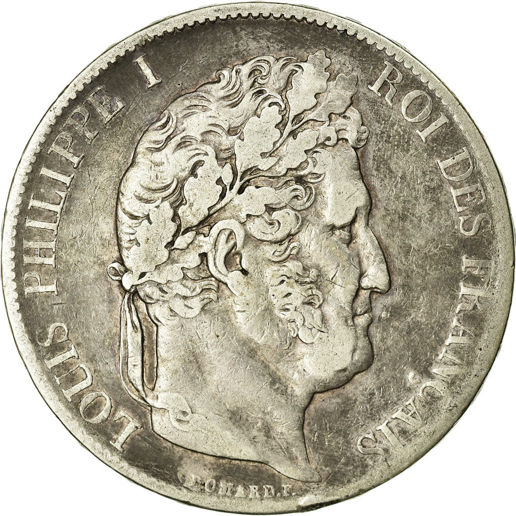 Coin, France, Louis-Philippe, 5 Francs, 1845, Paris, VF(20-25), Silver
