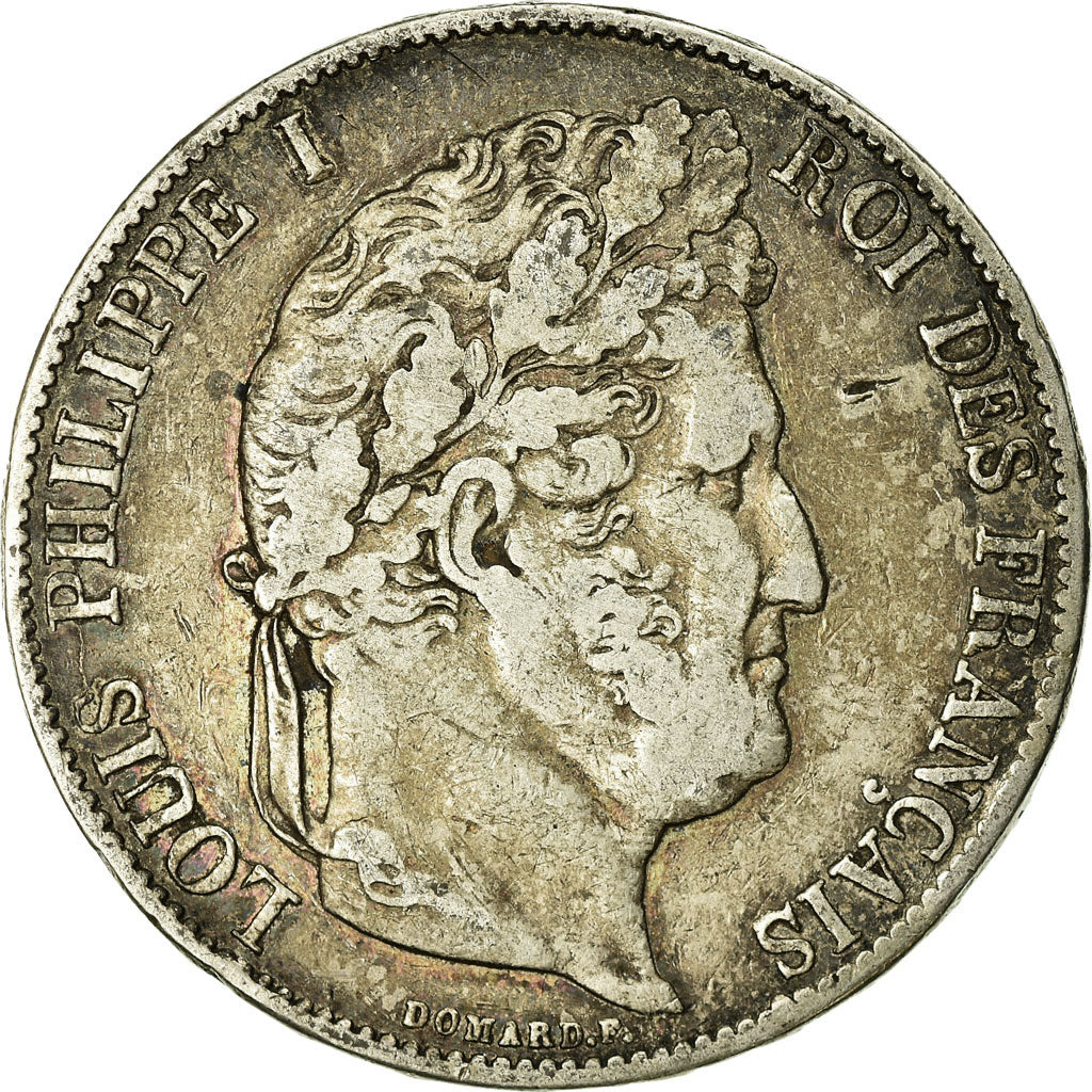 Coin, France, Louis-Philippe, 5 Francs, 1845, Paris, VF(20-25), Silver