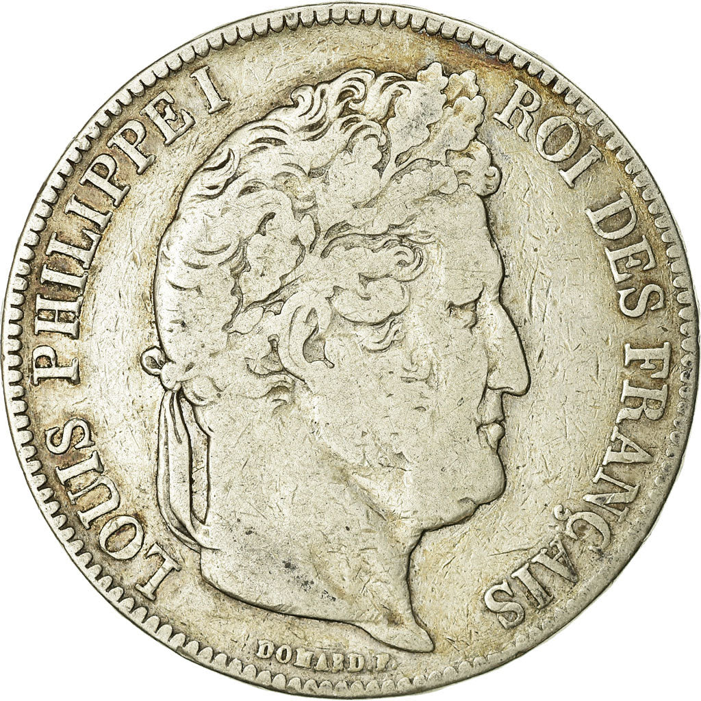 Monnaie, France, Louis-Philippe, 5 Francs, 1842, Paris, TB, Argent, Gadoury:678