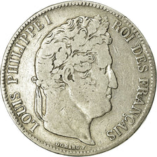 Monnaie, France, Louis-Philippe, 5 Francs, 1842, Bordeaux, TB, Argent