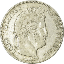 Coin, France, Louis-Philippe, 5 Francs, 1842, Bordeaux, VF(20-25), Silver