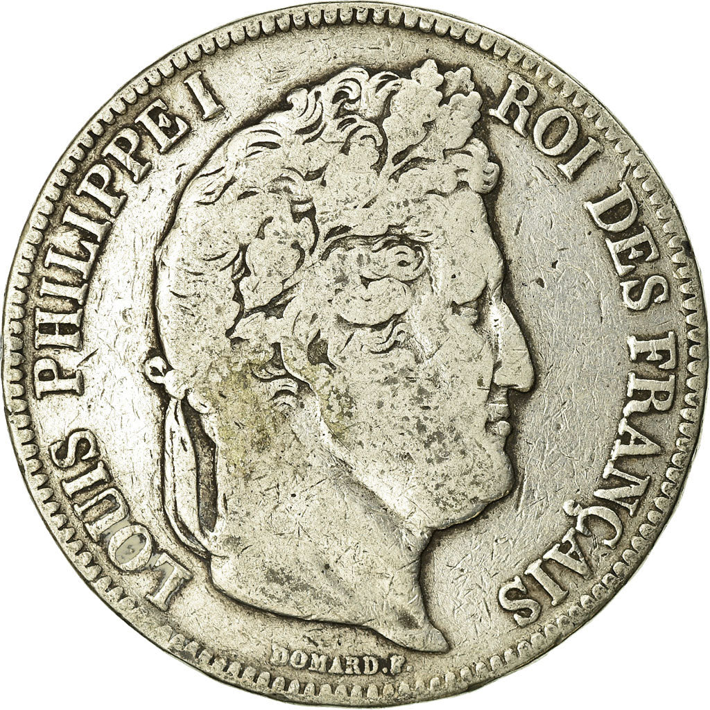 Monnaie, France, Louis-Philippe, 5 Francs, 1842, Rouen, TB, Argent, Gadoury:678