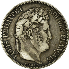Monnaie, France, Louis-Philippe, 5 Francs, 1839, Paris, TB, Argent, Gadoury:678