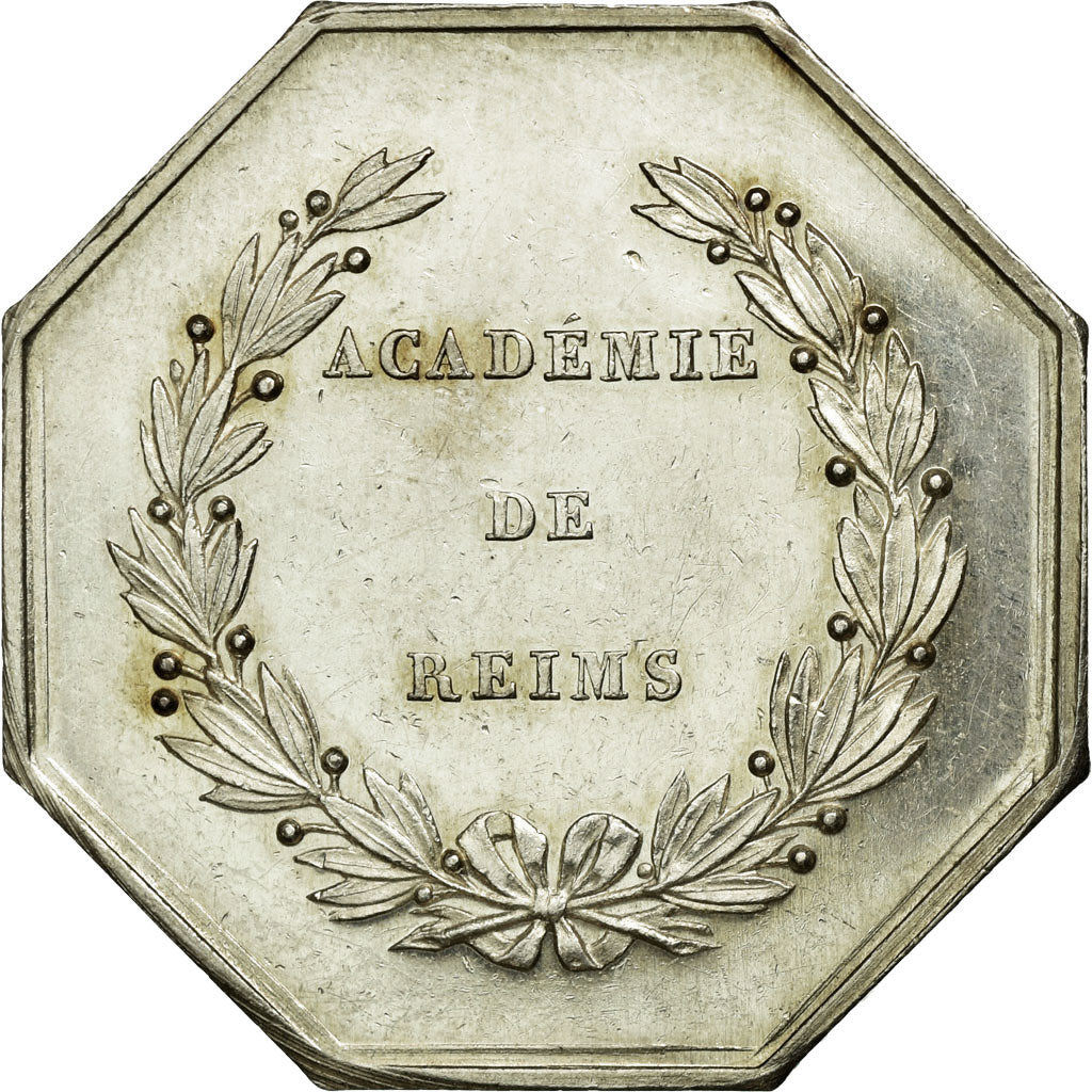 France, Token, Instruction and Education, 1841, AU(55-58), Silver