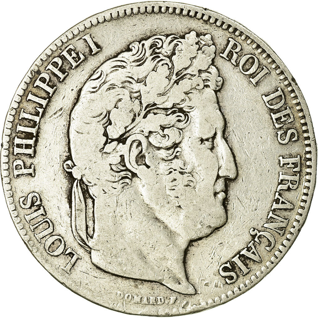 Münze, Frankreich, Louis-Philippe, 5 Francs, 1839, Lille, S, Silber, KM:749.13