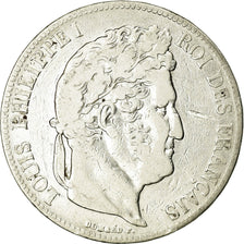 Coin, France, Louis-Philippe, 5 Francs, 1839, Rouen, VF(20-25), Silver