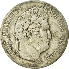 Monnaie, France, Louis-Philippe, 5 Francs, 1839, Strasbourg, TB, Argent