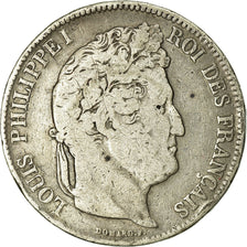 Monnaie, France, Louis-Philippe, 5 Francs, 1832, Limoges, B+, Argent