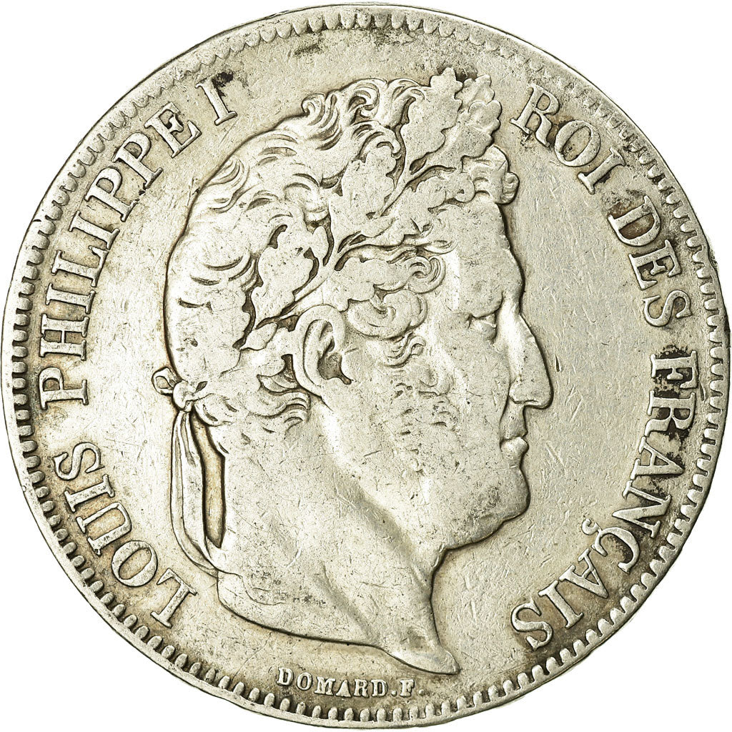 Coin, France, Louis-Philippe, 5 Francs, 1832, Marseille, VF(20-25), Silver