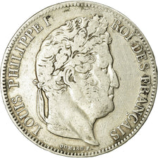 Coin, France, Louis-Philippe, 5 Francs, 1832, Marseille, VF(20-25), Silver