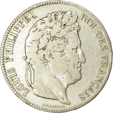 Monnaie, France, Louis-Philippe, 5 Francs, 1832, Lille, TB, Argent, Gadoury:678