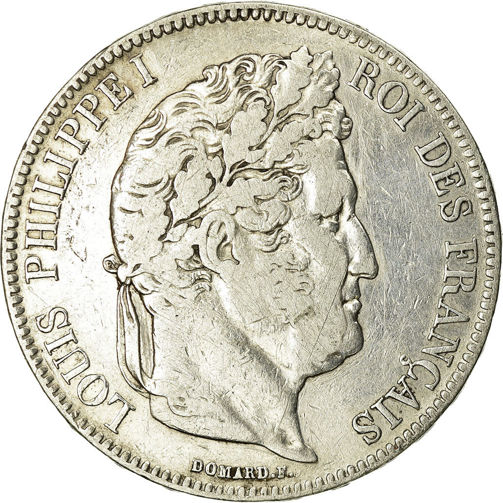Coin, France, Louis-Philippe, 5 Francs, 1832, Lille, VF(20-25), Silver