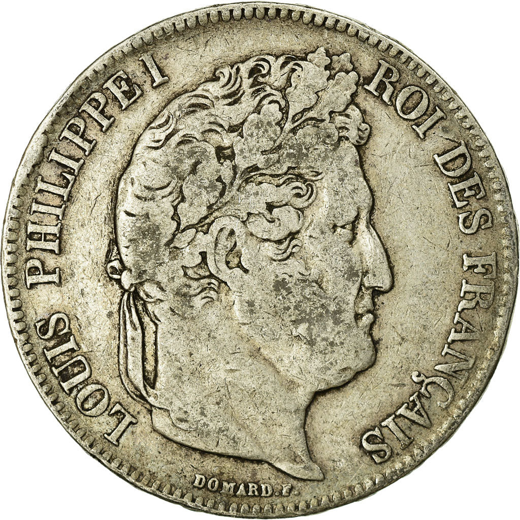Coin, France, Louis-Philippe, 5 Francs, 1832, Lille, VF(20-25), Silver