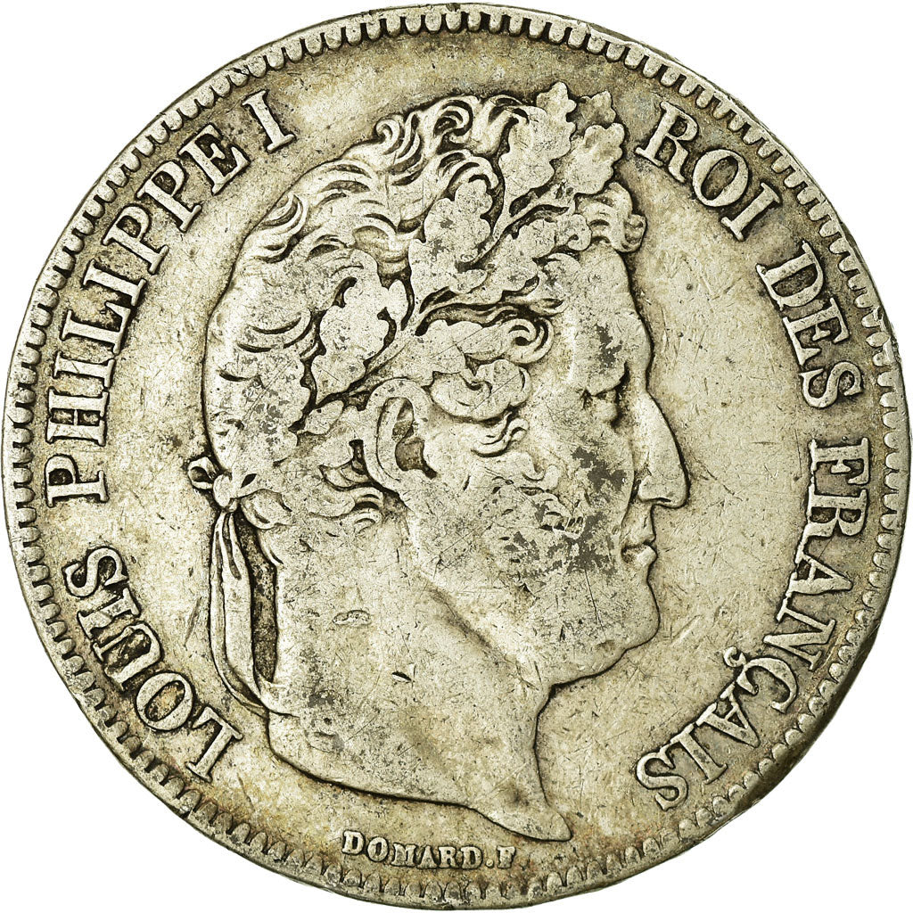 Coin, France, Louis-Philippe, 5 Francs, 1832, Paris, VF(20-25), Silver