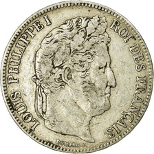 Monnaie, France, Louis-Philippe, 5 Francs, 1832, Paris, TB, Argent, Gadoury:678