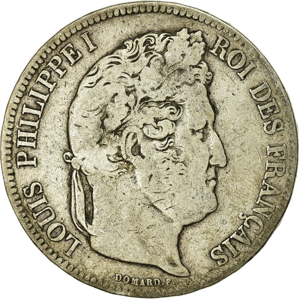 Coin, France, Louis-Philippe, 5 Francs, 1832, Paris, VF(20-25), Silver