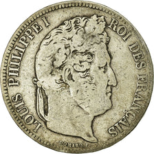 Coin, France, Louis-Philippe, 5 Francs, 1832, Paris, VF(20-25), Silver